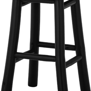 Taburet/siddepall Bloomingville Bilbo i sort bambus Ø30 x H44 cm